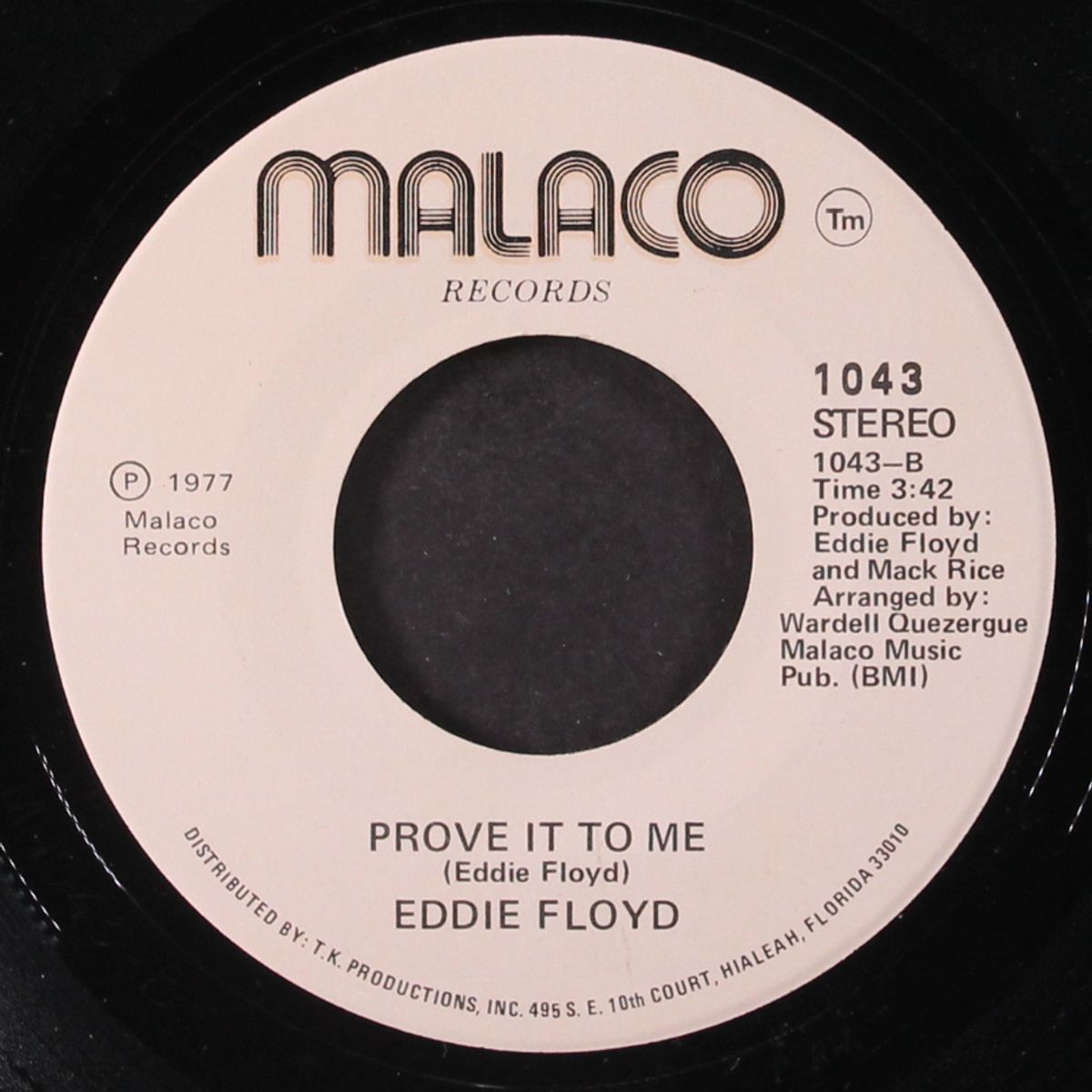 you're gonna walk out on me / prove it to me by EDDIE FLOYD