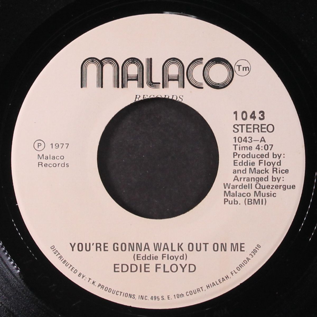 you're gonna walk out on me / prove it to me by EDDIE FLOYD