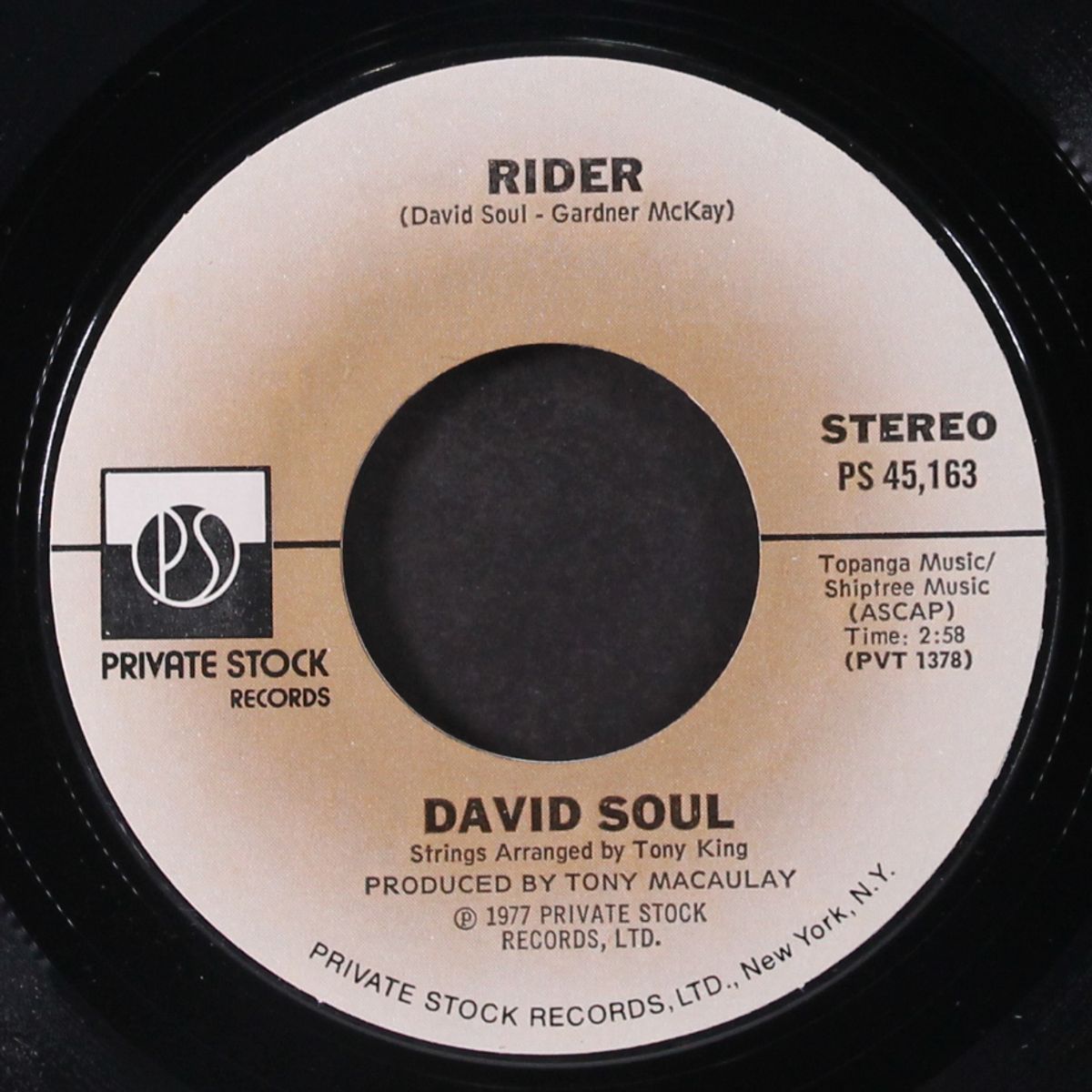 silver lady / rider by DAVID SOUL