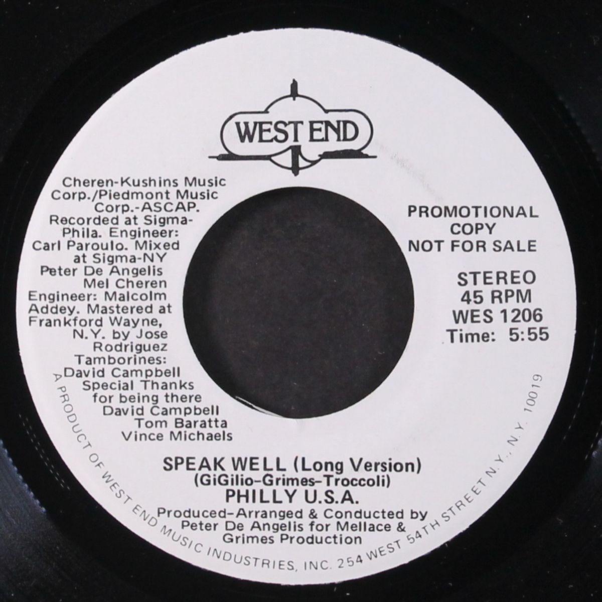speak well / long by PHILLY U.S.A.