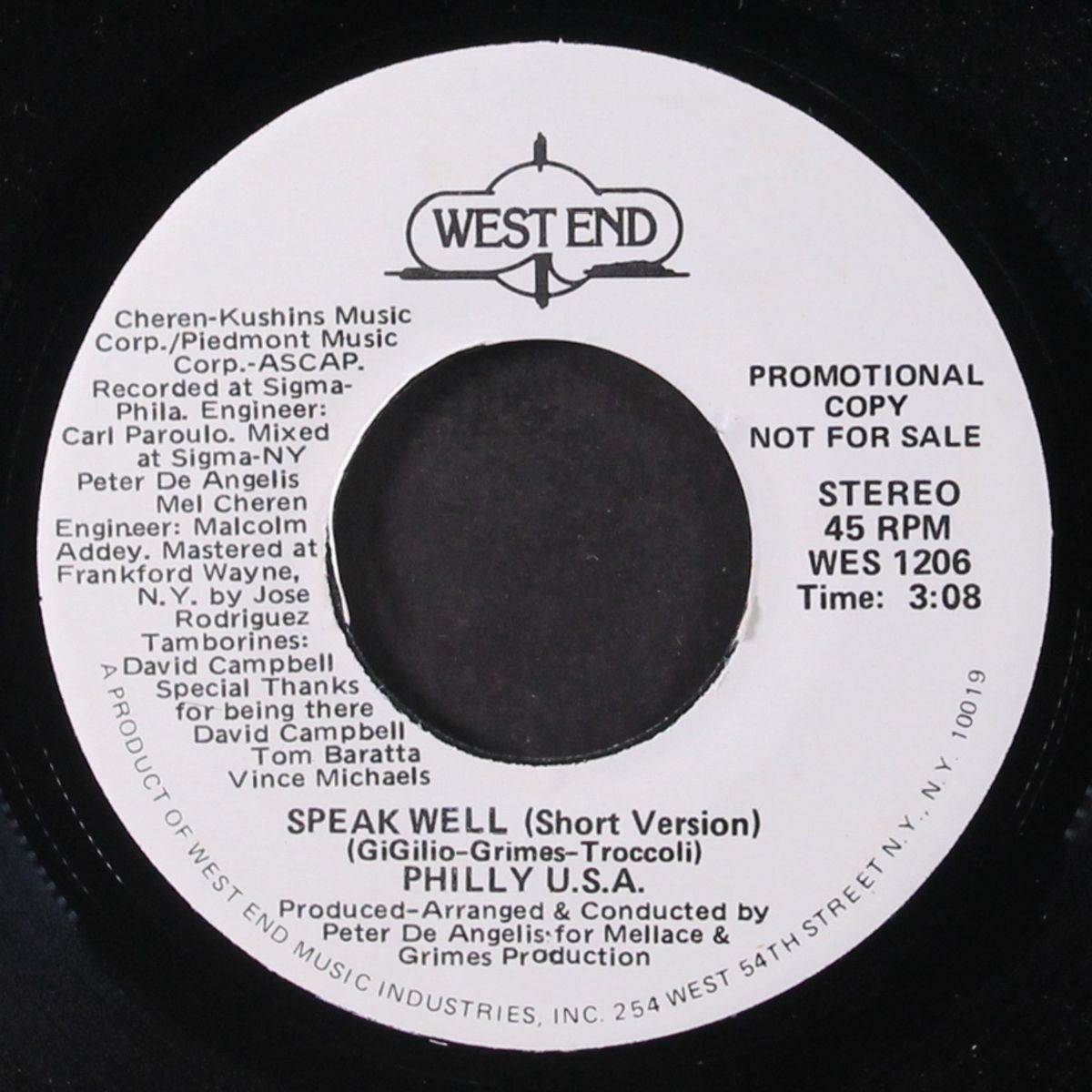 speak well / long by PHILLY U.S.A.