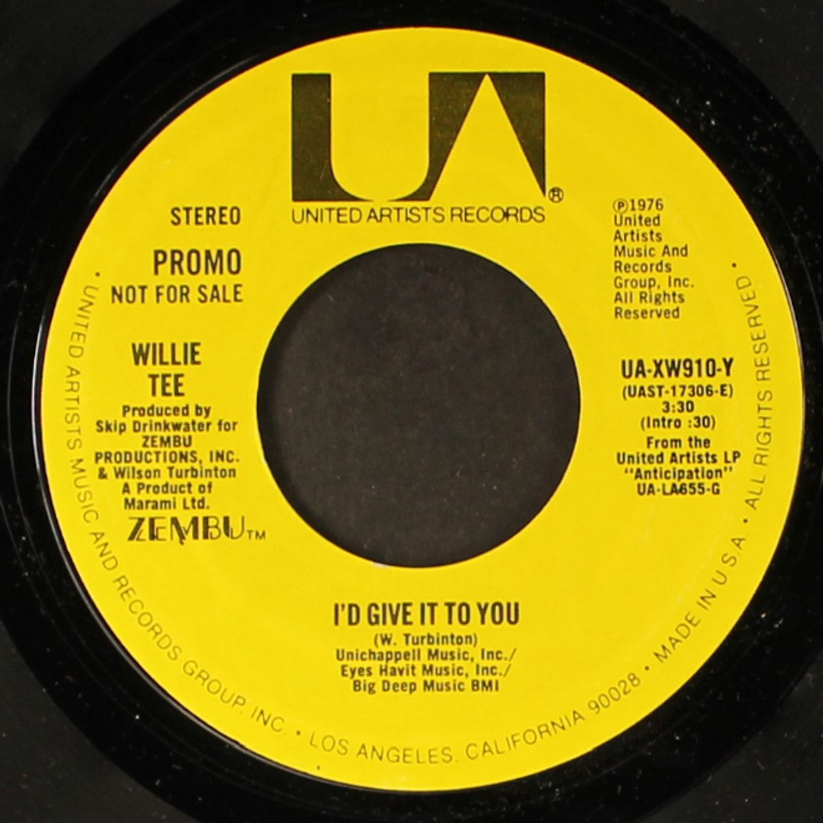 i'd give it to you / same by WILLIE TEE