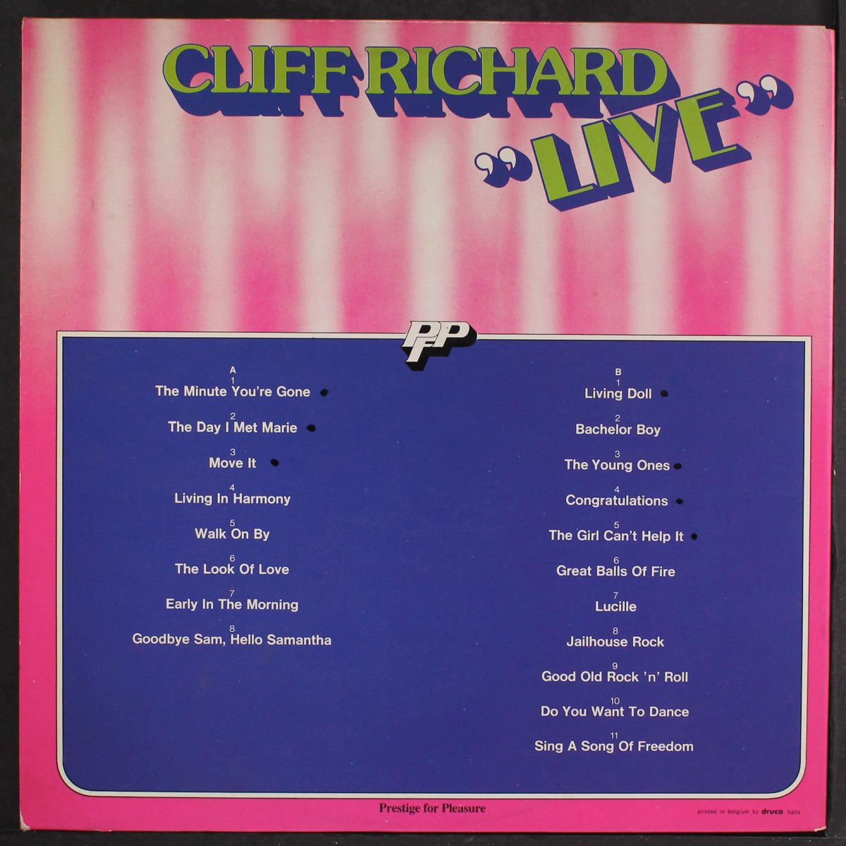 live by CLIFF RICHARD