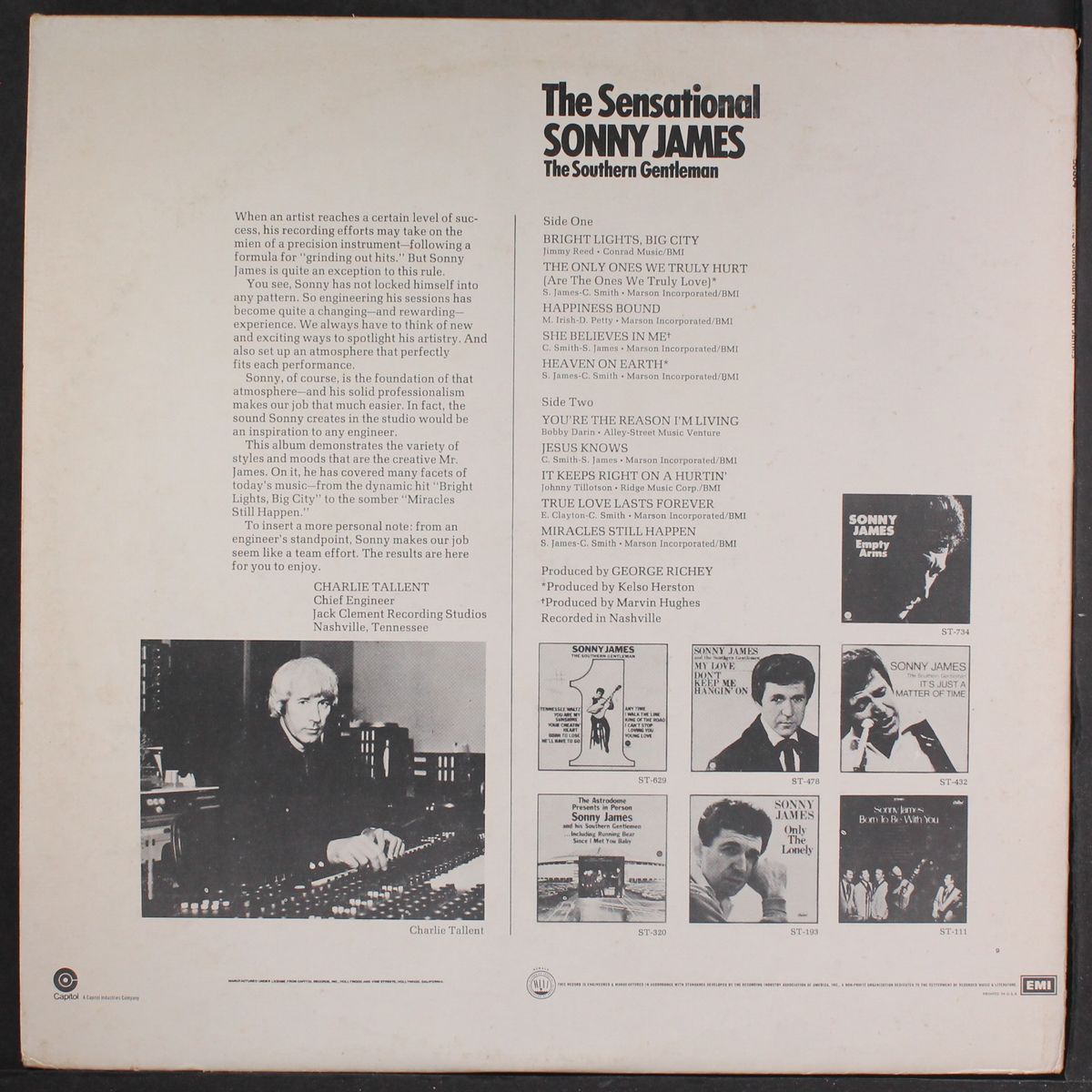 the sensational sonny james by SONNY JAMES