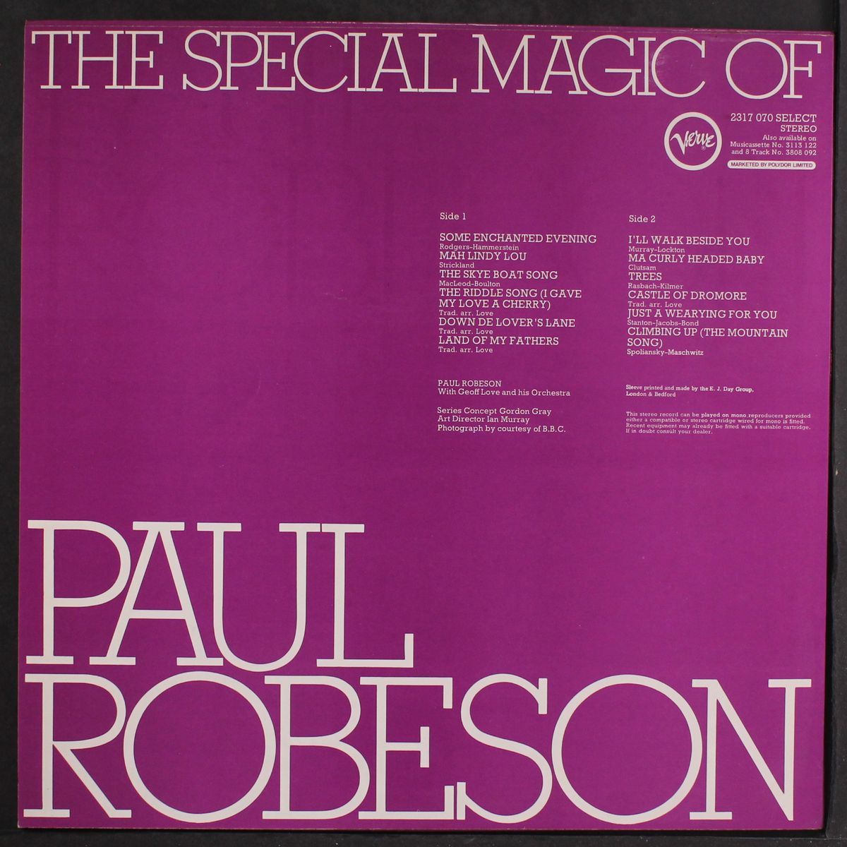 the special magic of by PAUL ROBESON