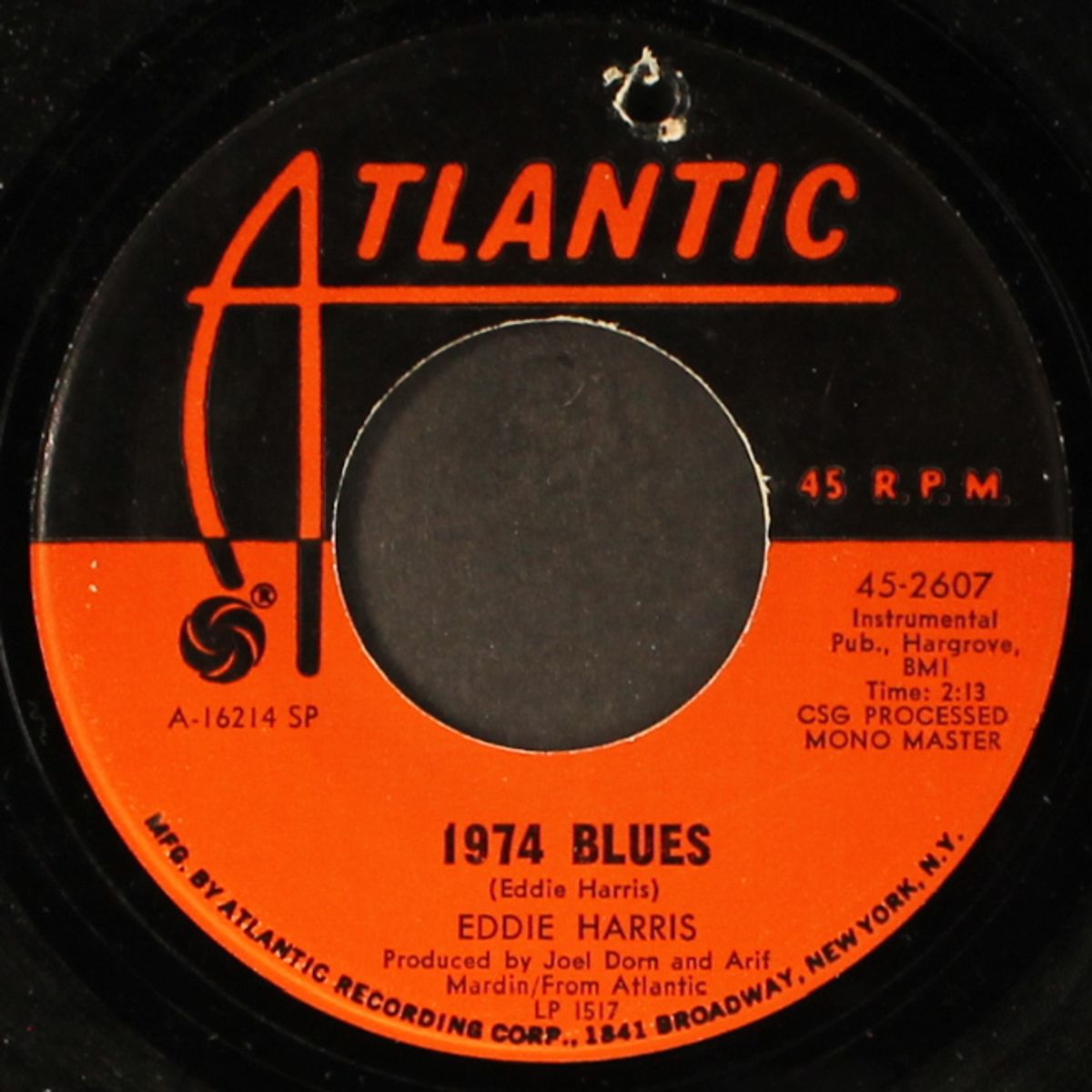 1974 blues / free at last by EDDIE HARRIS