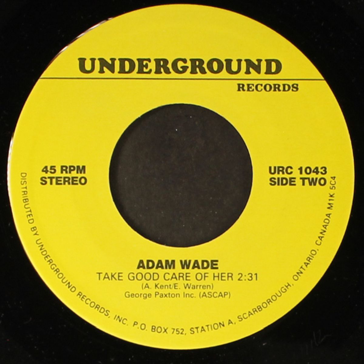 bless you / take good care of her by TONY ORLANDO / ADAM WADE