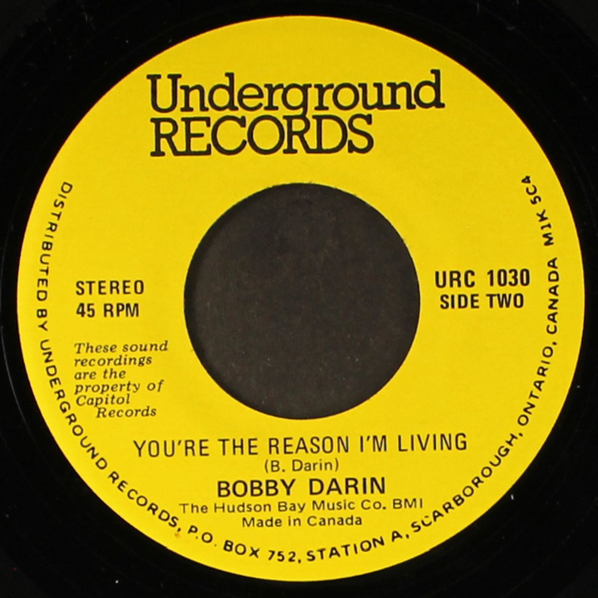 18 yellow roses / you're the reason i'm living by BOBBY DARIN