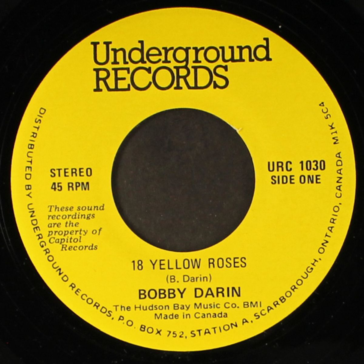 18 yellow roses / you're the reason i'm living by BOBBY DARIN