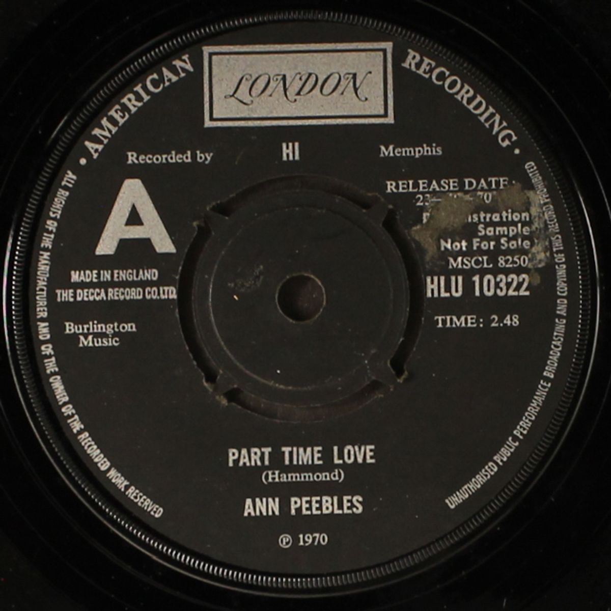 part time love / i still love you by ANN PEEBLES