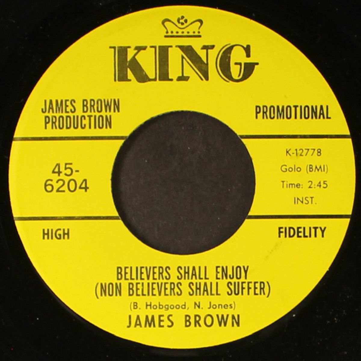 tit for tat / believers shall enjoy by JAMES BROWN