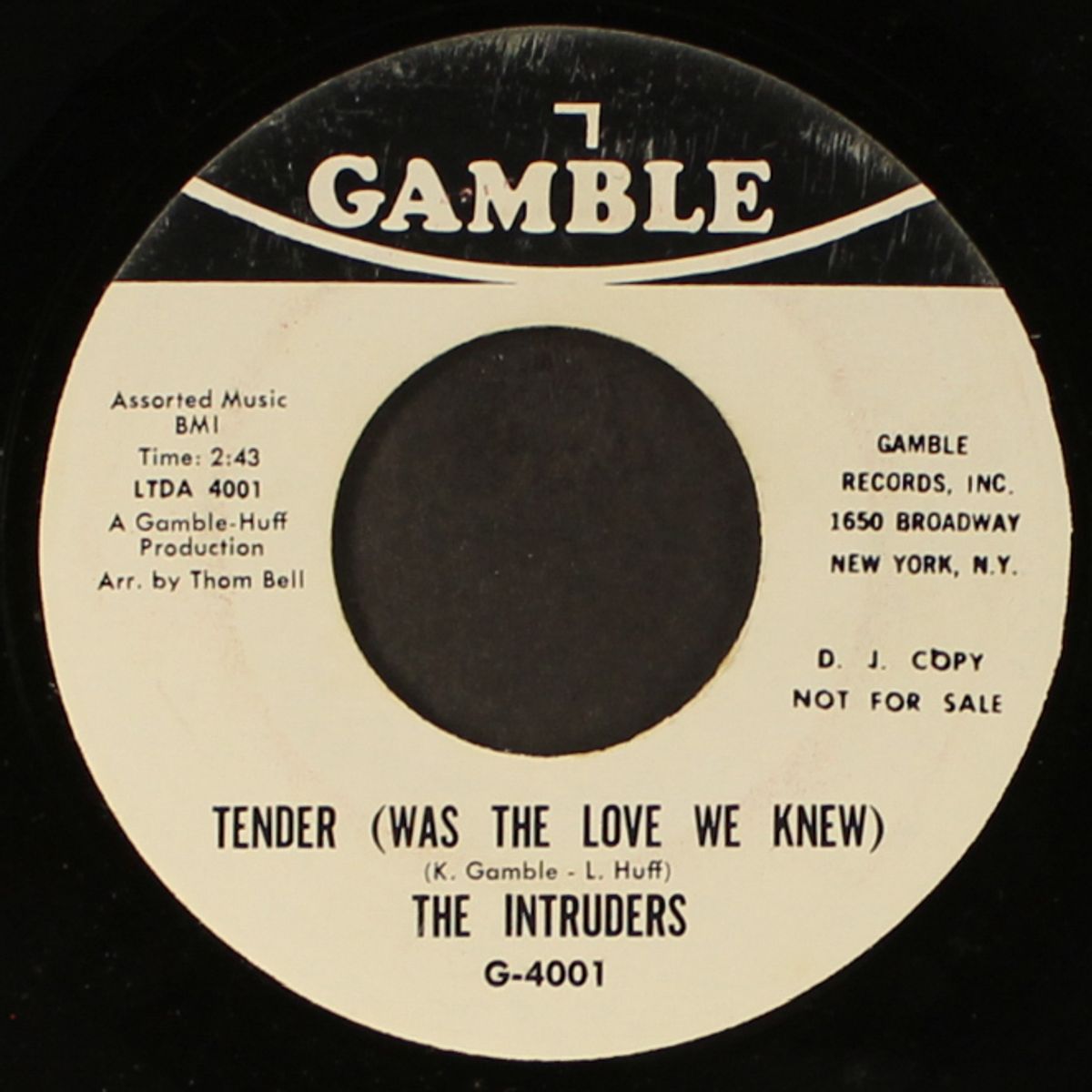 tender / same by INTRUDERS