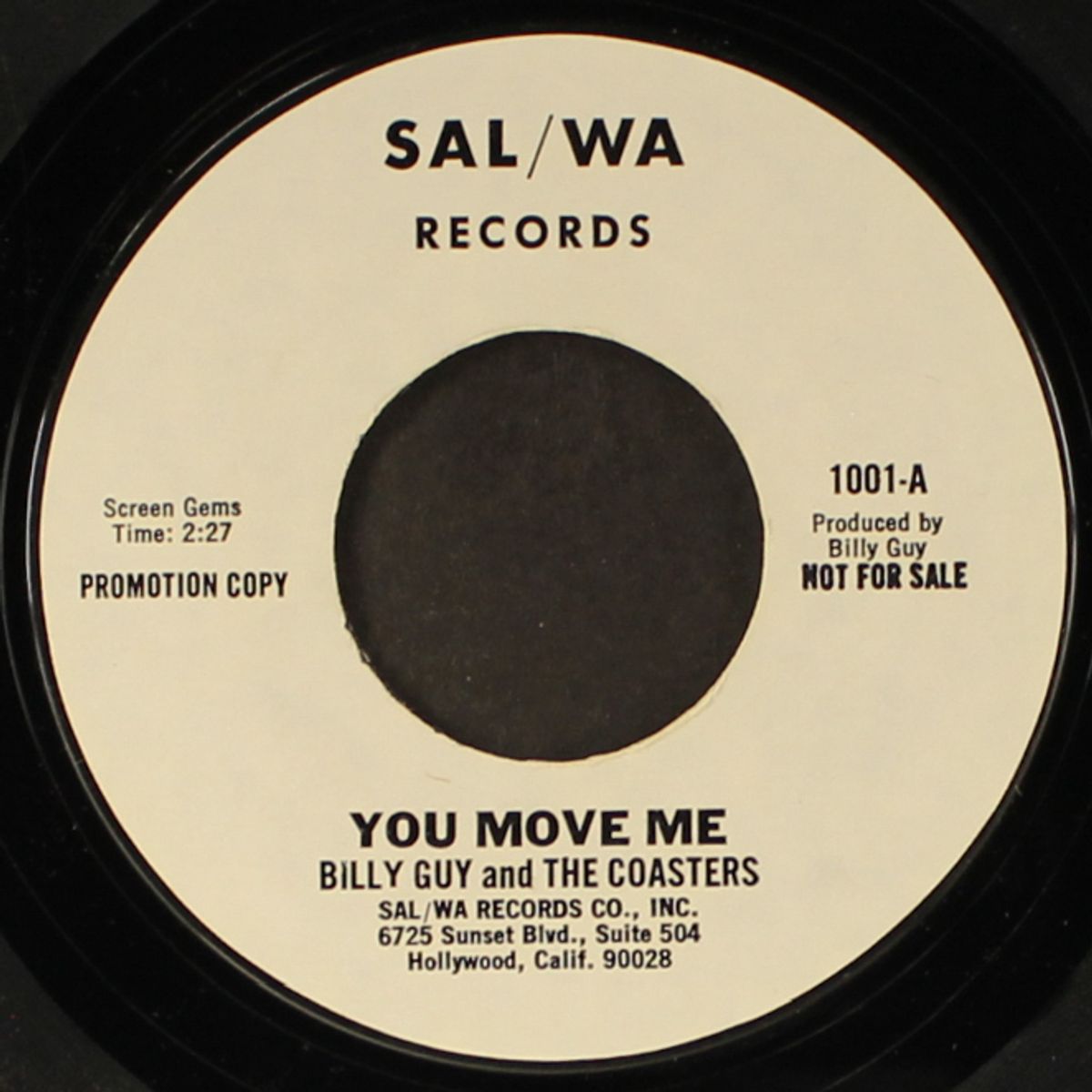 take it easy greazy / you move me by BILLY GUY & COASTERS