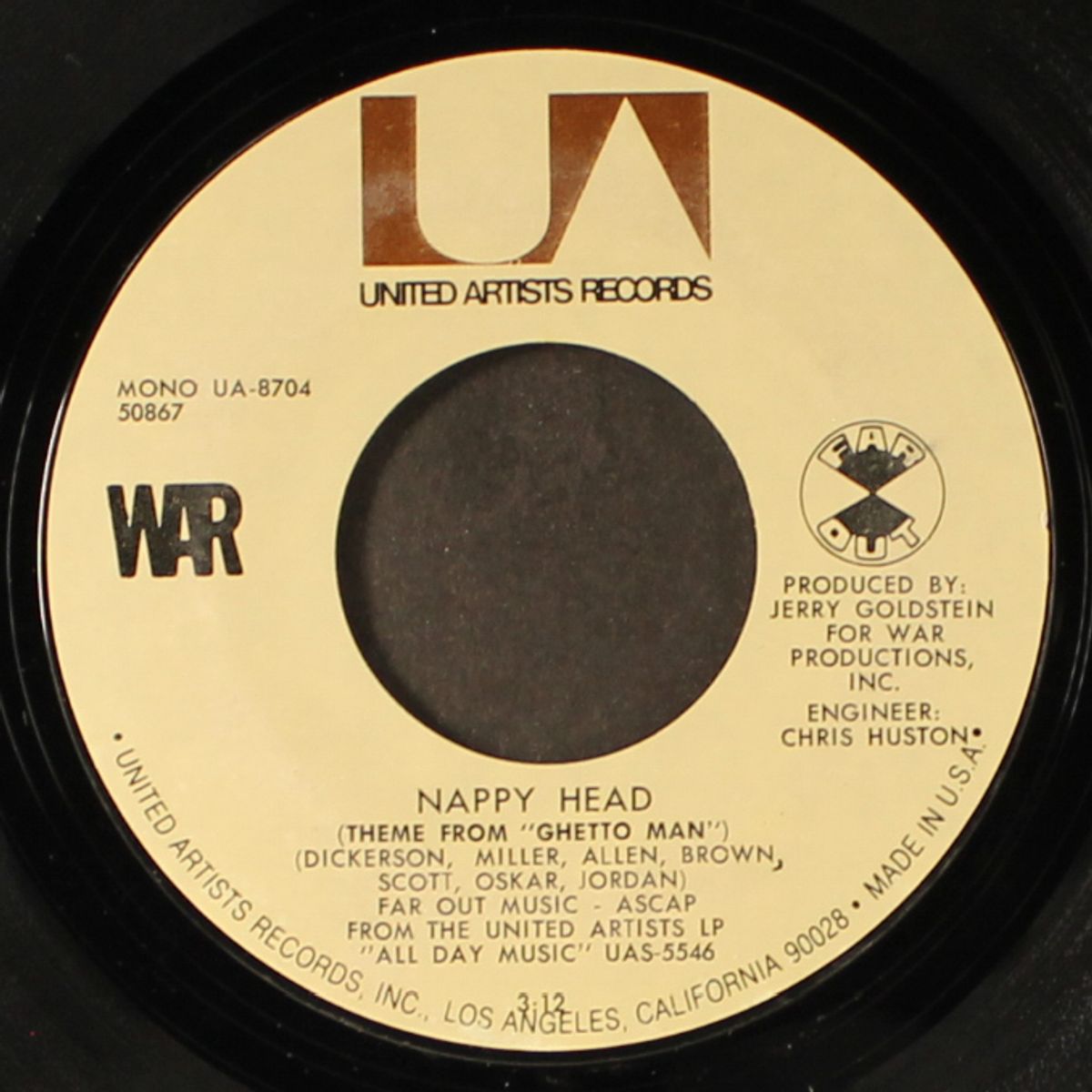 slippin' into darkness / nappy head by WAR