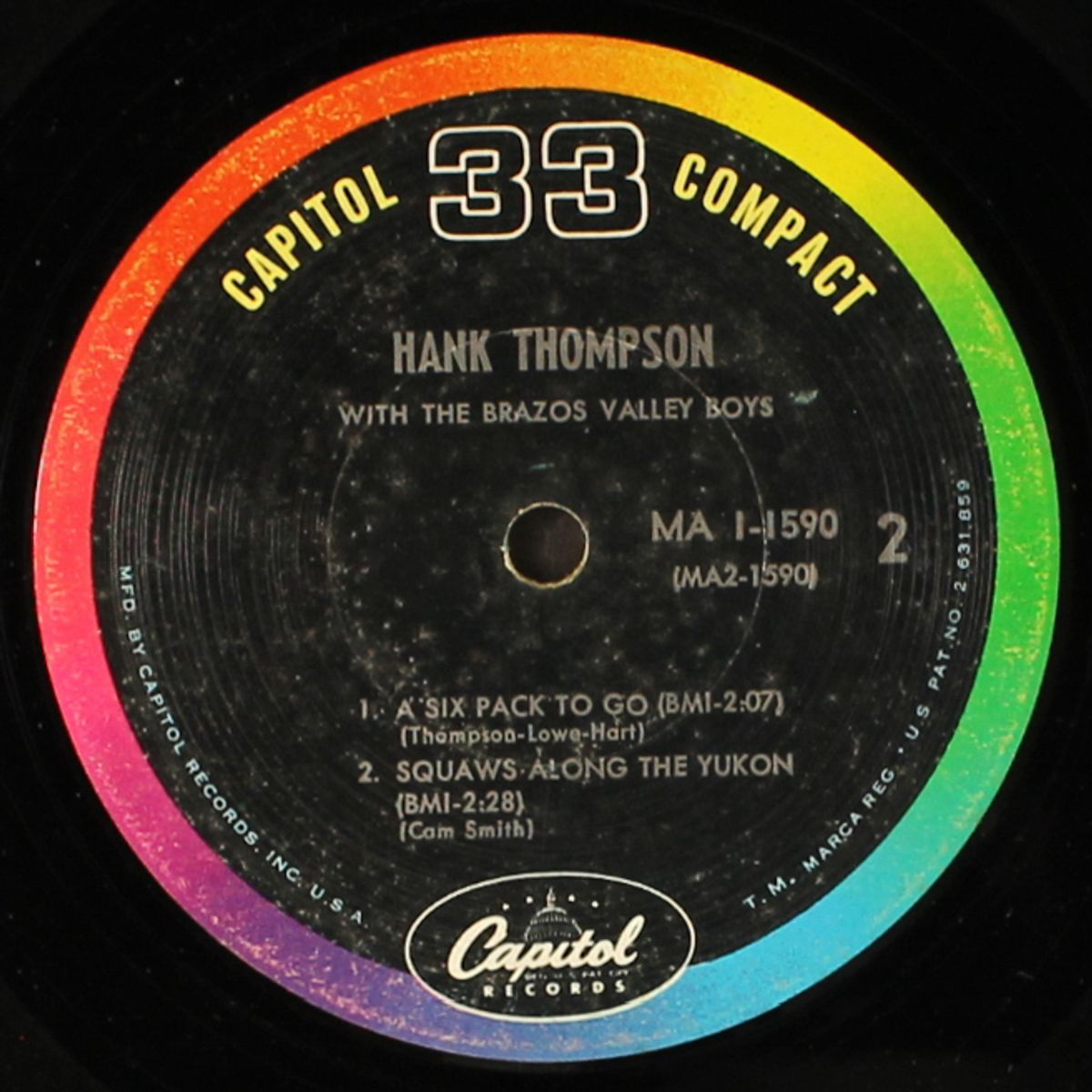 the wild side of life by HANK THOMPSON