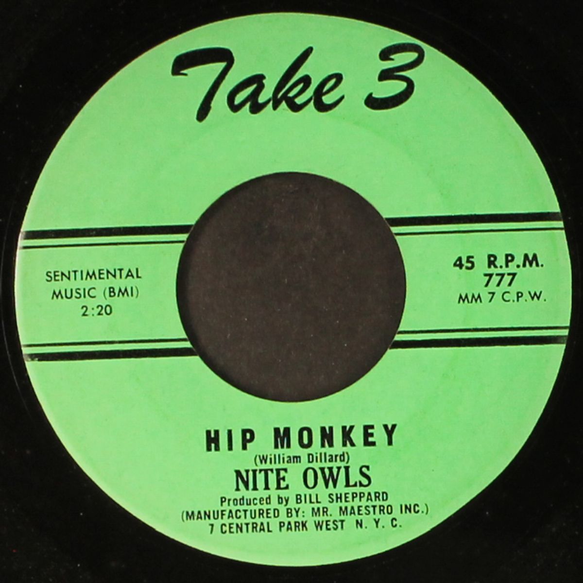 hip monkey / brown's hideaway by NITE OWLS