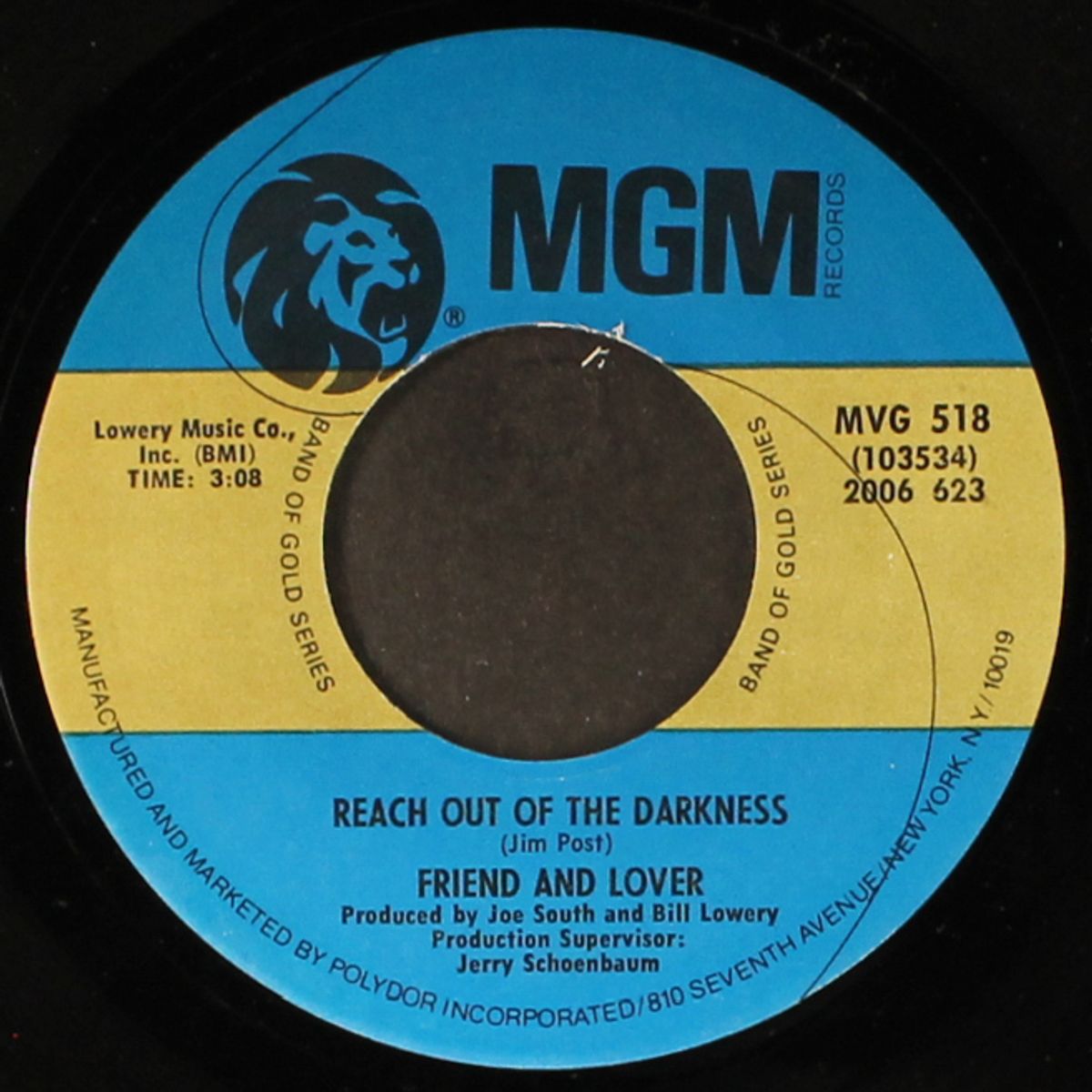 reach out of the darkness / if love is in your heart by FRIEND & LOVER