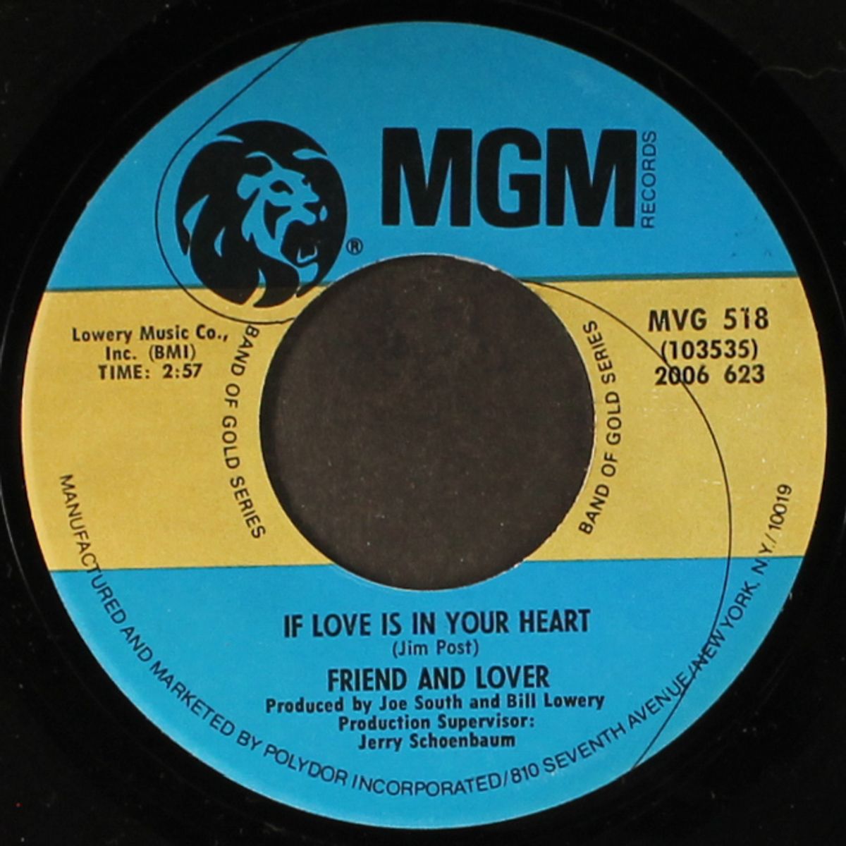 reach out of the darkness / if love is in your heart by FRIEND & LOVER