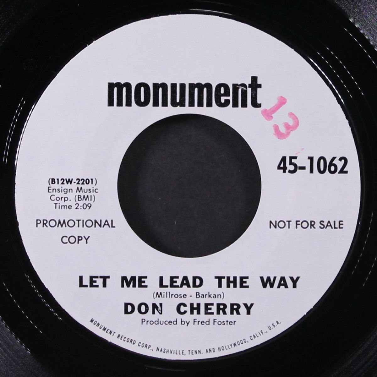 good morning dear / let me lead the way by DON CHERRY