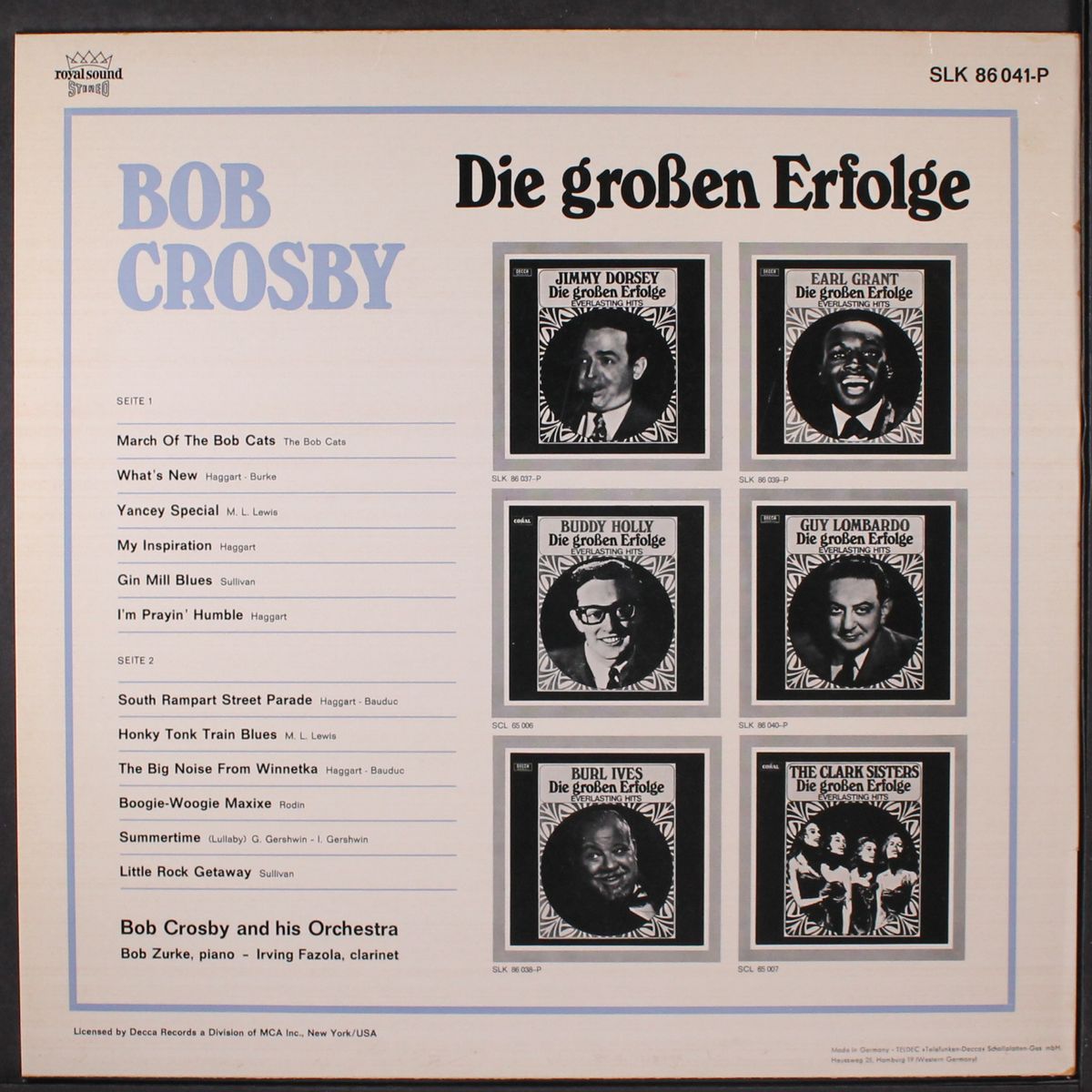 everlasting hits by BOB CROSBY