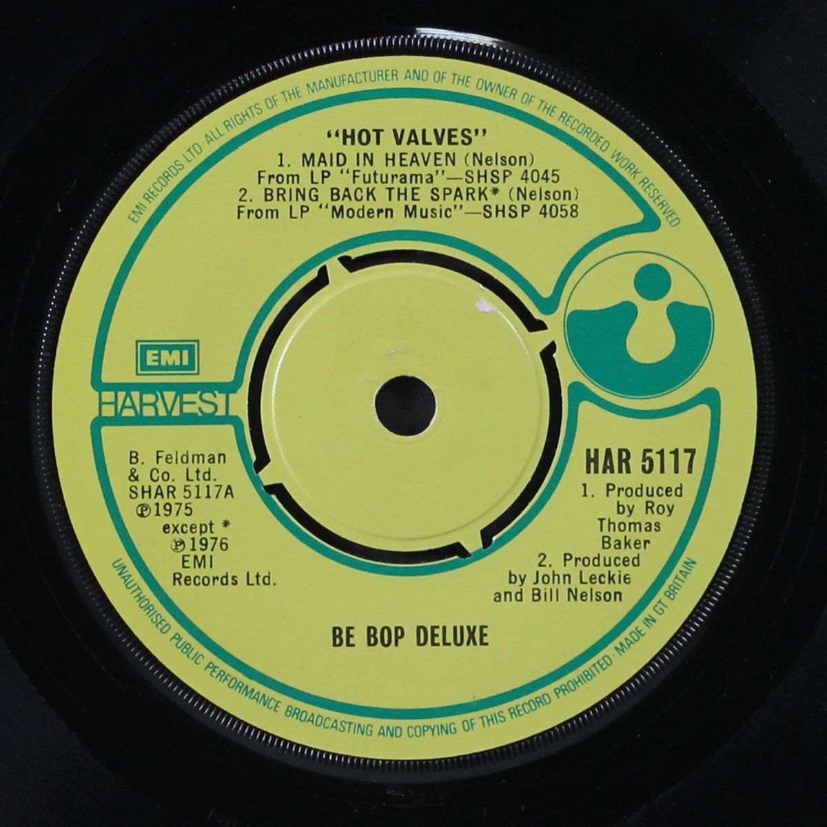hot valves by BE-BOP DELUXE
