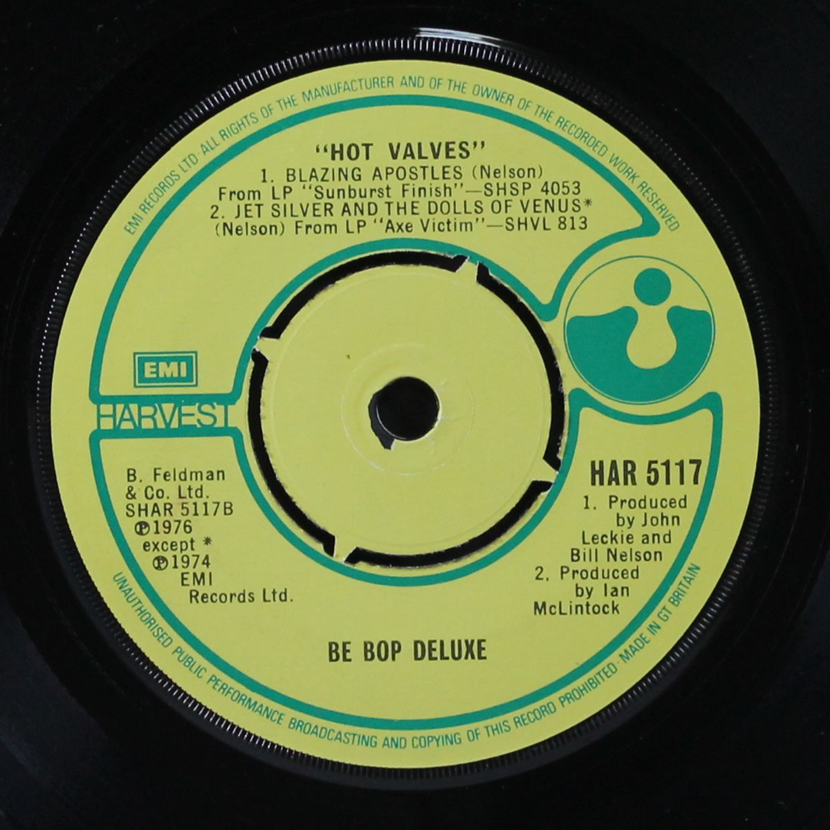 hot valves by BE-BOP DELUXE
