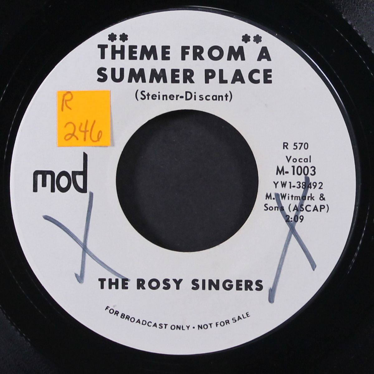 theme from a summer place / the sweetheart tree by ROSY SINGERS