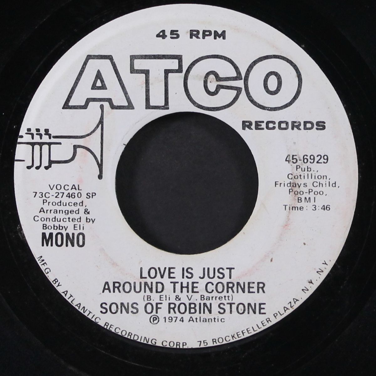 love is just around the corner / mono by SONS OF ROBIN STONE