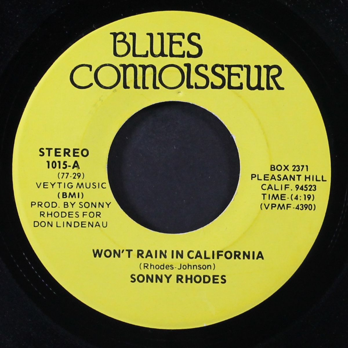 look out for sonny rhodes / won't rain in california by SONNY RHODES