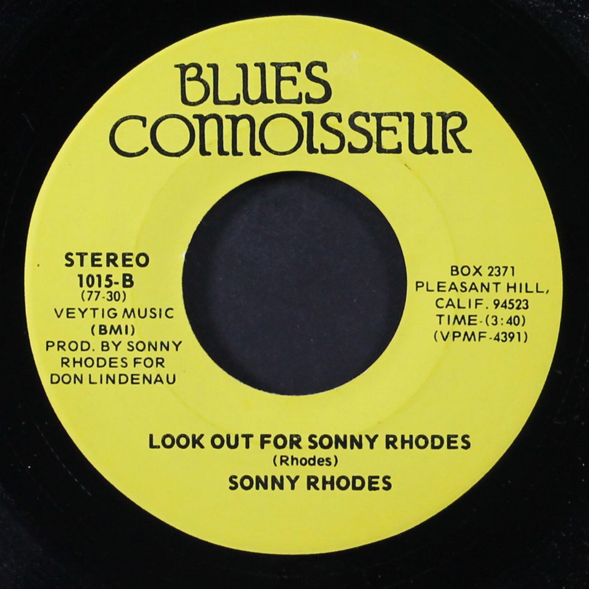 look out for sonny rhodes / won't rain in california by SONNY RHODES