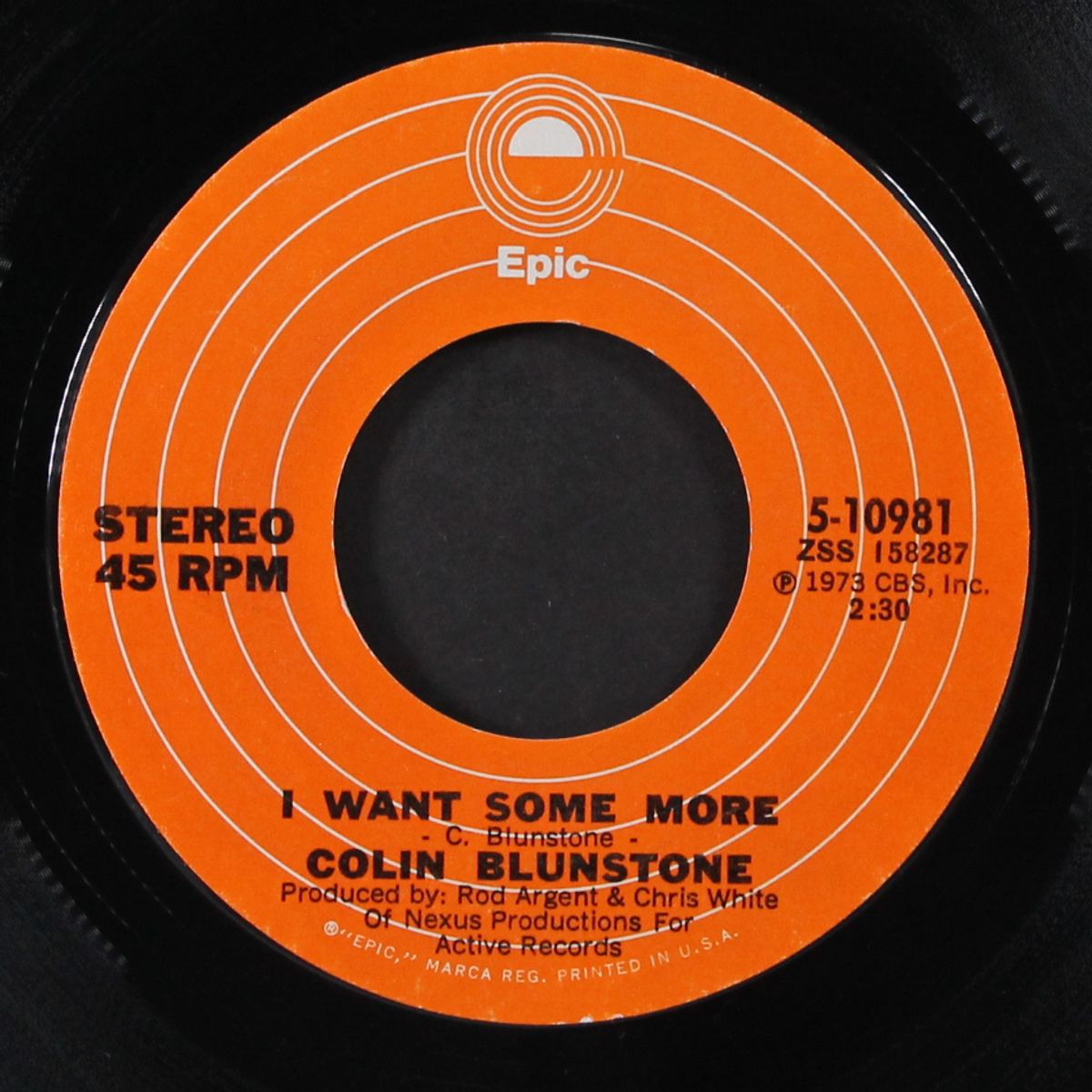 i want some more / pay me later by COLIN BLUNSTONE