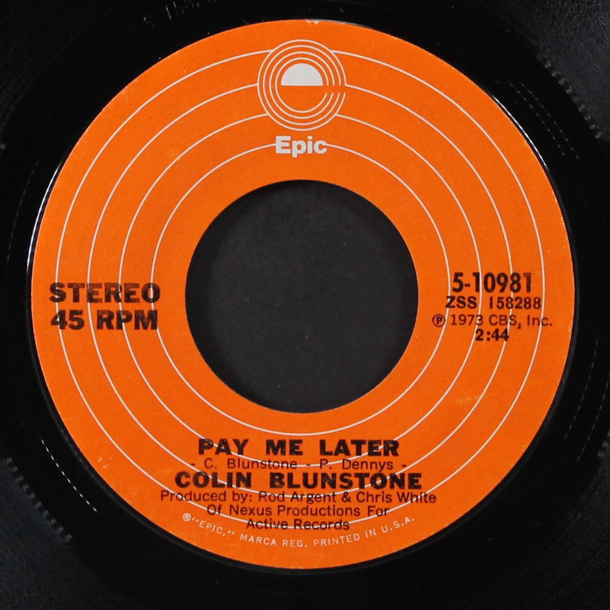 i want some more / pay me later by COLIN BLUNSTONE
