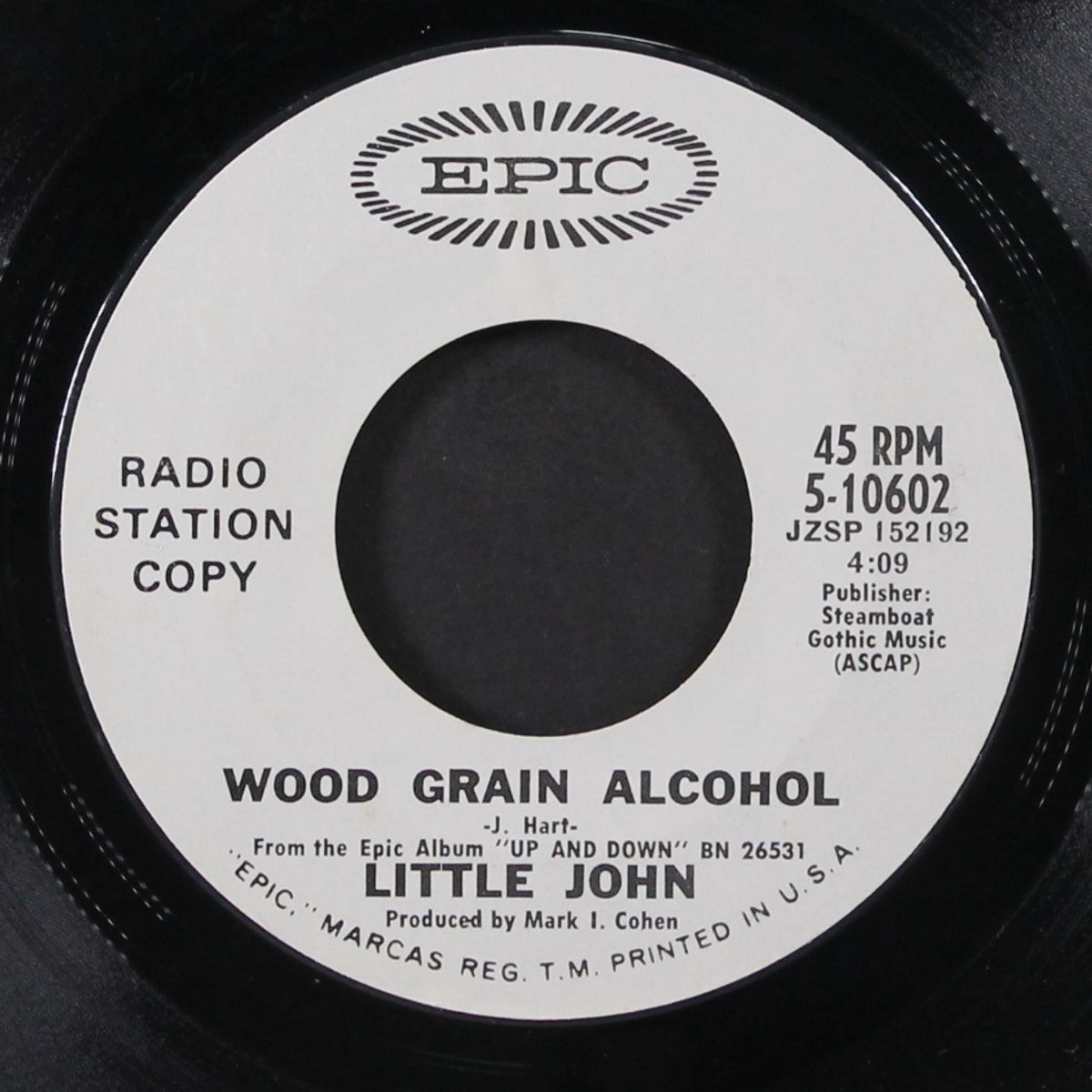 lonely years / wood grain alcohol by LITTLE JOHN