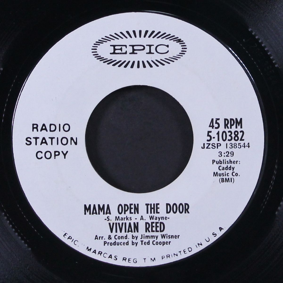 you've lost that lovin' feelin' / soul & inspiration / mama open the door by VIVIAN REED