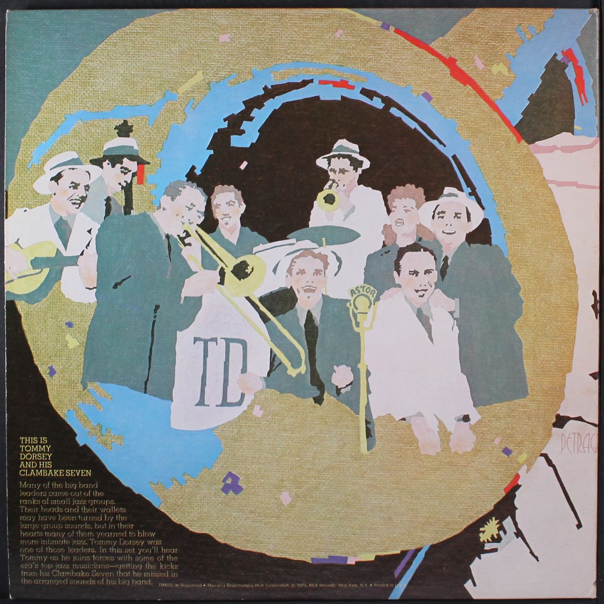 this is by TOMMY DORSEY & CLAMBAKE SEVEN