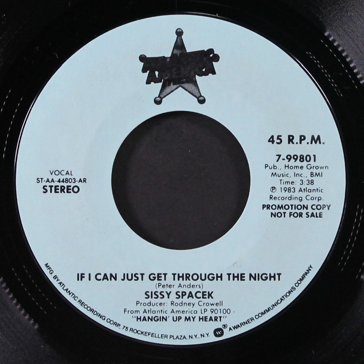 if i can just get through the night / mono by SISSY SPACEK