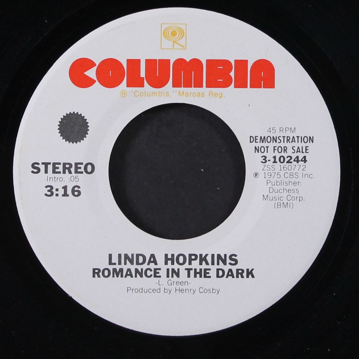 romance in the dark / mono by LINDA HOPKINS
