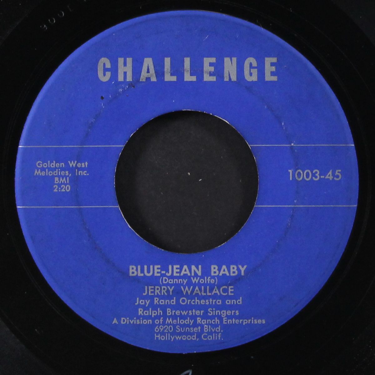 blue-jean baby / fool's hall of fame by JERRY WALLACE