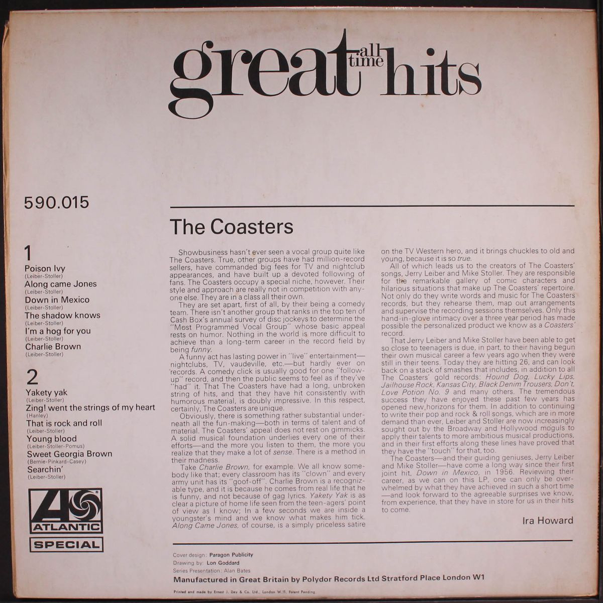 great all time hits by COASTERS