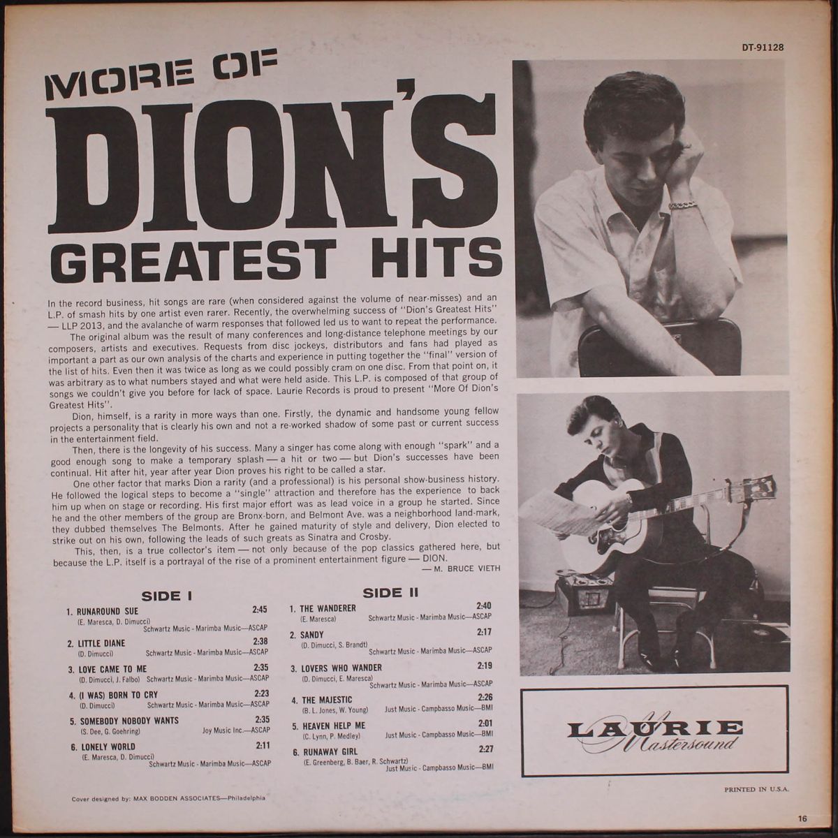 more of dion's greatest hits by DION
