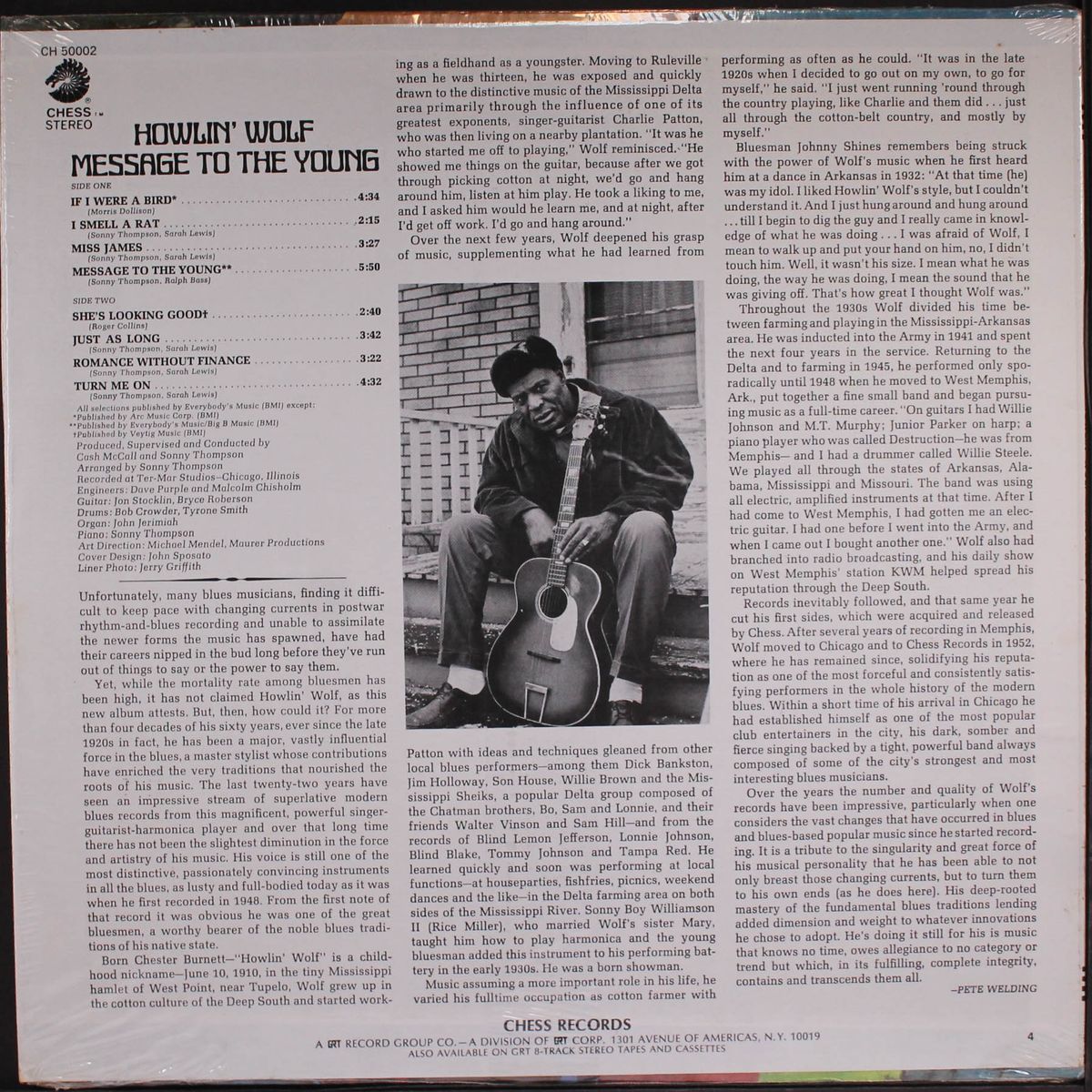 message to the young by HOWLIN' WOLF