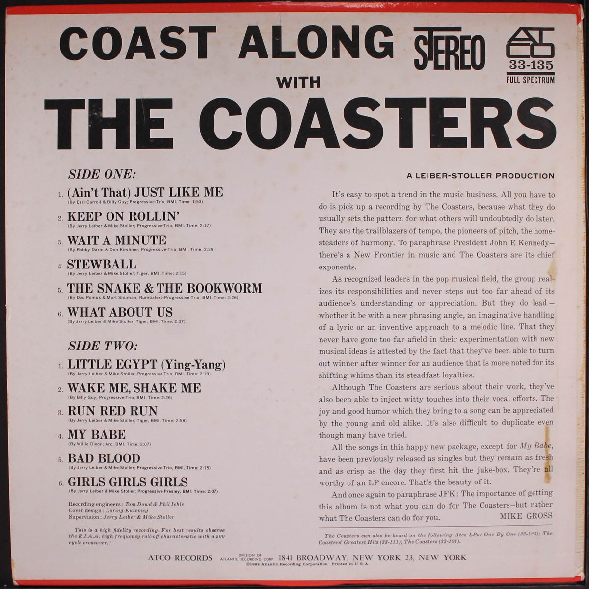 coast along with the coasters by COASTERS