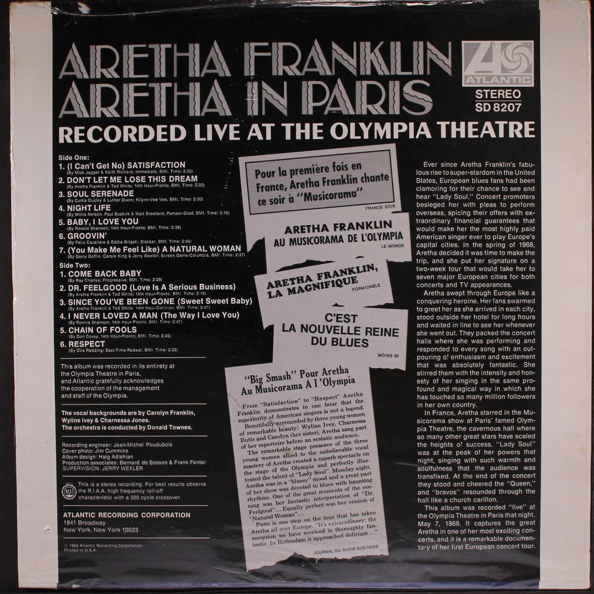 aretha in paris by ARETHA FRANKLIN