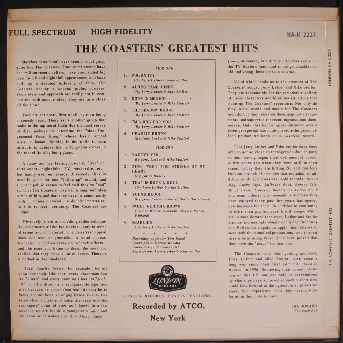 greatest hits by COASTERS