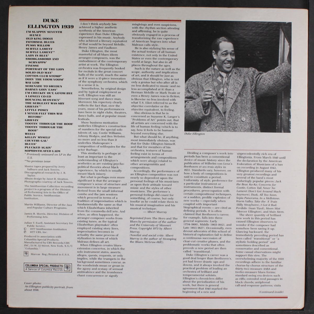 1939 by DUKE ELLINGTON