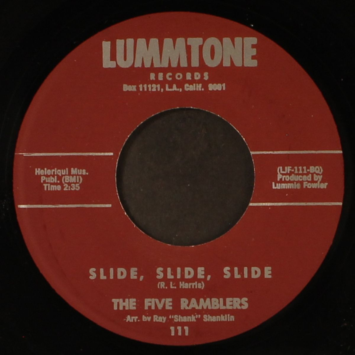 want you to know / slide, slide, slide by FIVE RAMBLERS