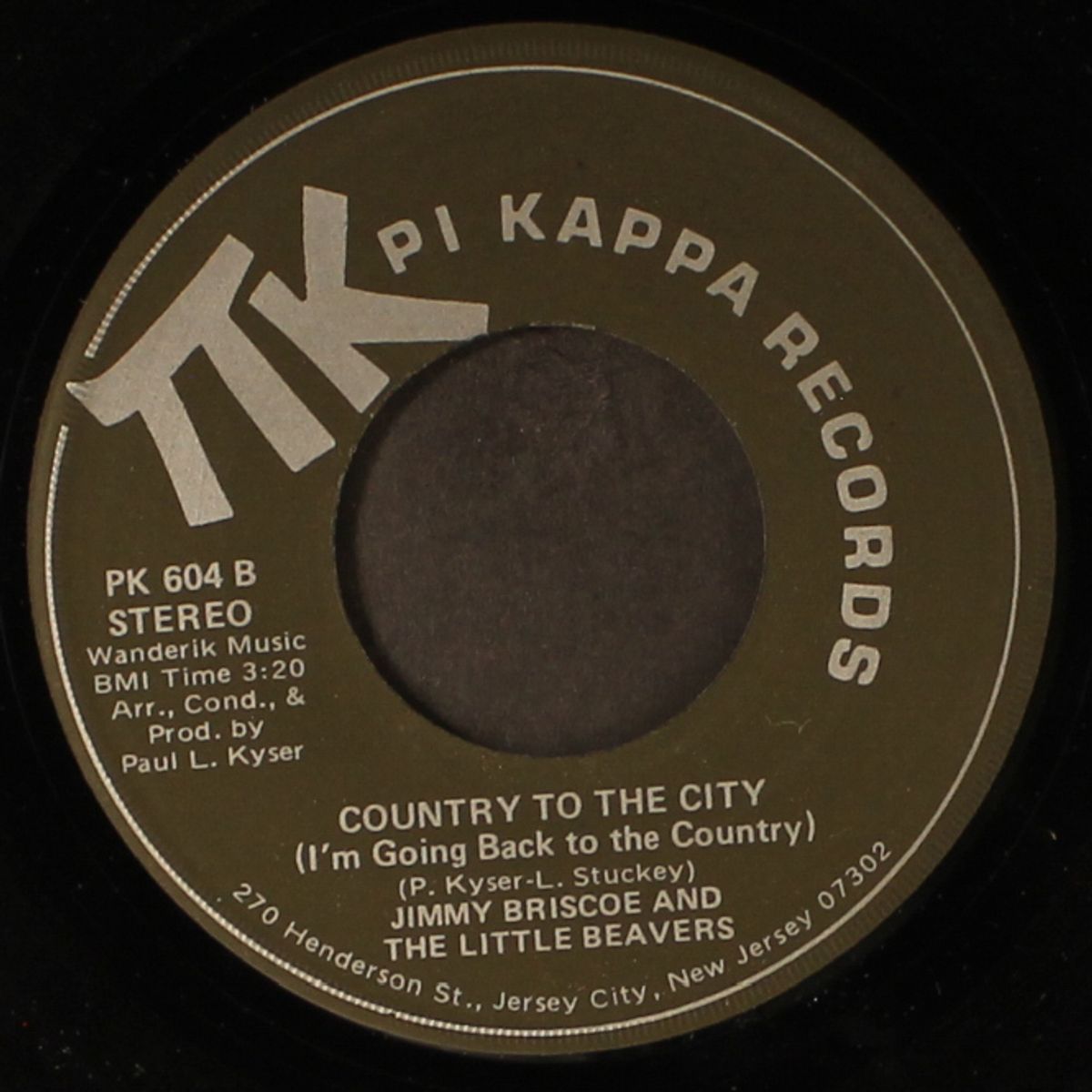 i only feel this way when i'm with you / country to the city by JIMMY BRISCOE & LITTLE BEAVERS