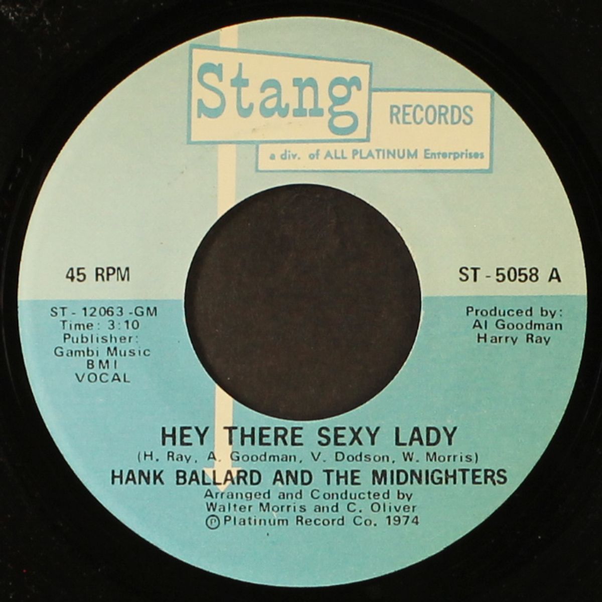hey there sexy lady / instrumental by HANK BALLARD & MIDNIGHTERS