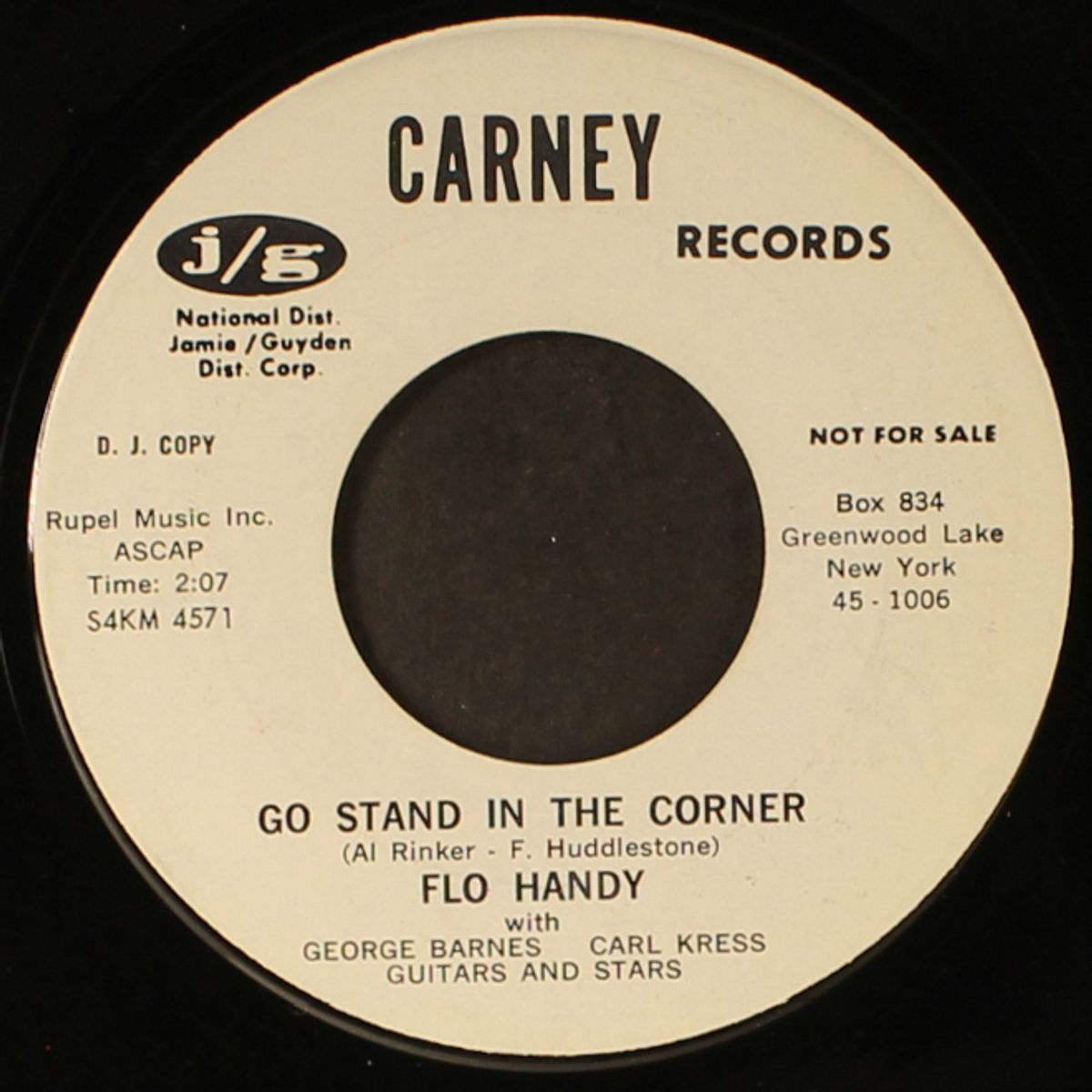 got no money got no love / go stand in the corner by FLO HANDY