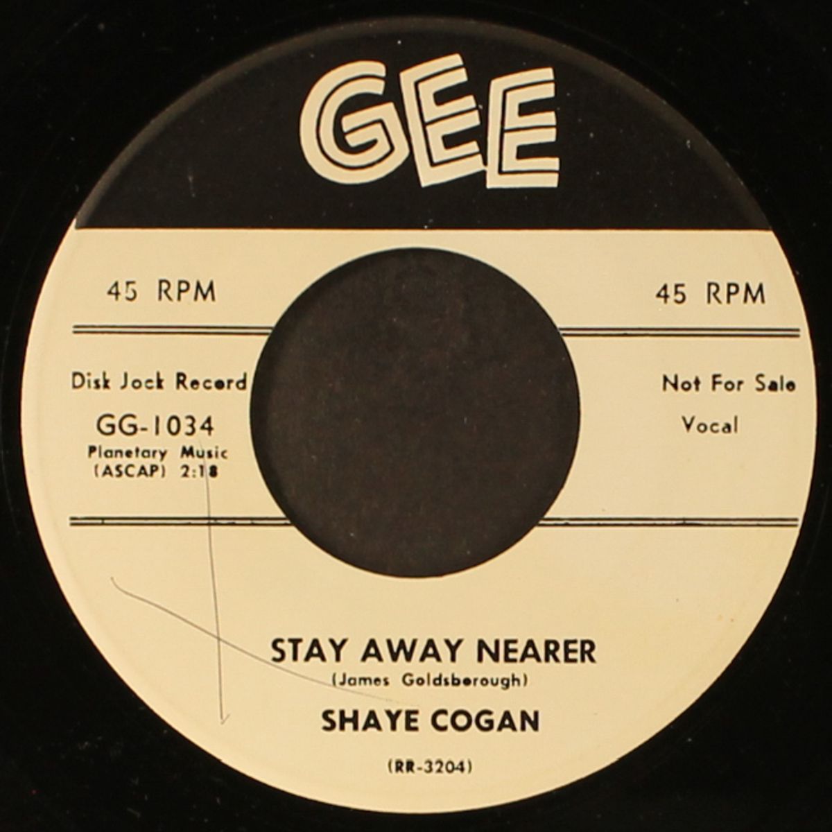 stay away nearer / ain't nobody home by SHAYE COGAN